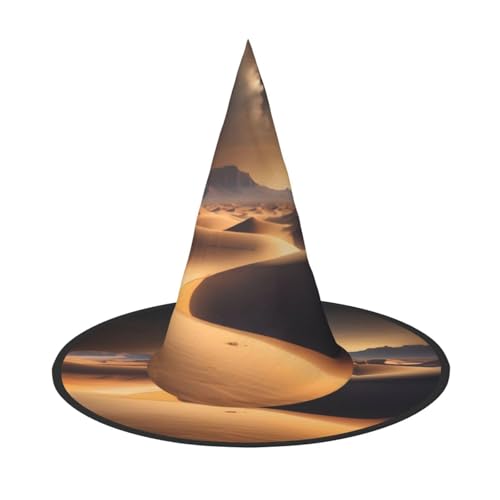 Wüstensterne, Halloween-Hexenhut, Kostüm, Partyhut, geeignet für Bühnenspiel-Zubehör, 2 Stück Wüstensterne, Halloween-Hexenhut, Kostüm, Partyhut, geeignet für Bühnenspiel-Zubehör, 2 Stück von WXCJWD