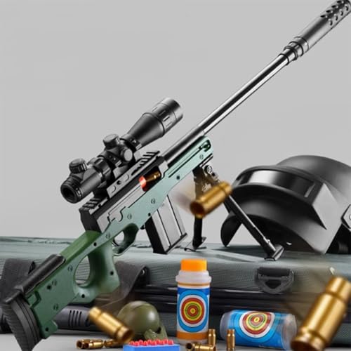 98k Soft Bullet Spielzeugpistole Manueller Start Spielzeugschaumblaster Mit Verstellbarer Lupe Spielzeug-Scharfschützengewehre Geeignet für Jungen ab 7 Jahren Outdoor-CSSchießen von WXFFZ