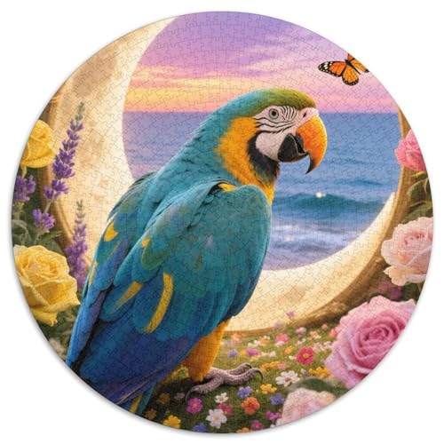 1000 Teile Ara Puzzle – Für Erwachsene, Anspruchsvolles Spiel, Blumen Puzzle, Dekoration, Geschenkideen 1000pcs (67.5x67.5cm) von WXLWHR