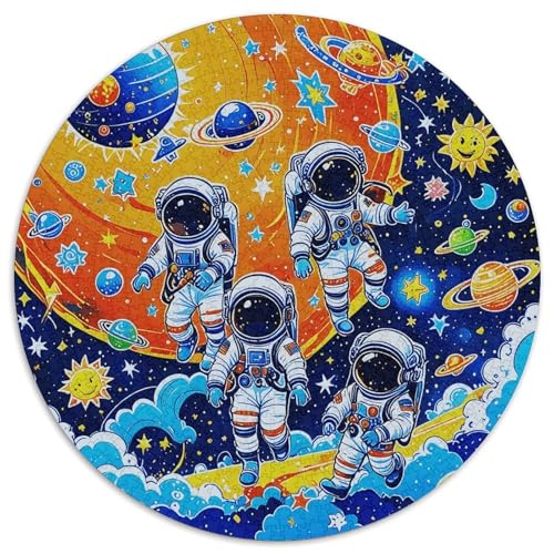 1000 Teile Astronaut Puzzle Für Erwachsene Und Kinder aus Karton Geduldspiel Astronaut Weltraum Planet Puzzles Wohnkultur Geschenk 1000pcs (67.5x67.5cm) von WXLWHR