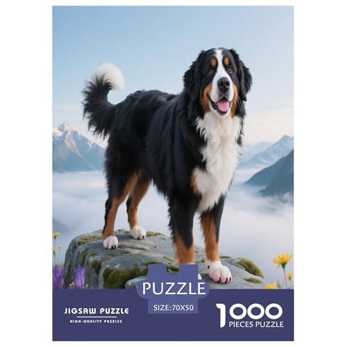 1000 Teile Berner Sennenhund Puzzle – Für Erwachsene, Familienspaß & Bildung, Hund Bergspitze Puzzle, Wohnkultur, Geschenk Zum Geburtstag 70x50cm/1000pcs 1000 Teile Berner Sennenhund Puzzle – Für Erwachsene, Familienspaß & Bildung, Hund Bergspitze Puzzle, Wohnkultur, Geschenk Zum Geburtstag 70x50cm/1000pcs von WXLWHR