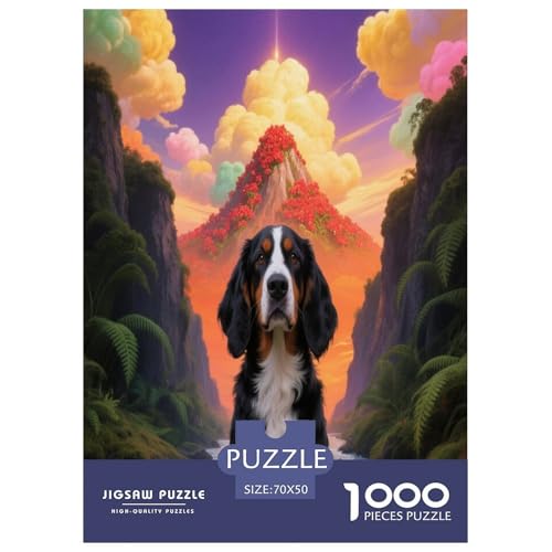 1000 Teile Bloodhound Puzzle – Für Erwachsene, Familienspaß & Bildung, Hund Berge Puzzles, Wohnkultur, Geschenkideen 70x50cm/1000pcs 1000 Teile Bloodhound Puzzle – Für Erwachsene, Familienspaß & Bildung, Hund Berge Puzzles, Wohnkultur, Geschenkideen 70x50cm/1000pcs von WXLWHR