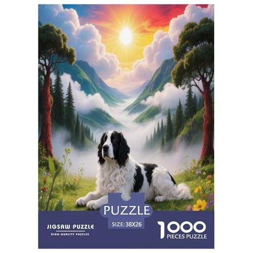 1000 Teile Bobtail Puzzle – Für Erwachsene, Familienspaß & Lernspielzeug, Hund Tal Puzzles, Wohnkultur, Geschenk Für Erwachsene 38x26cm/1000pcs 1000 Teile Bobtail Puzzle – Für Erwachsene, Familienspaß & Lernspielzeug, Hund Tal Puzzles, Wohnkultur, Geschenk Für Erwachsene 38x26cm/1000pcs von WXLWHR