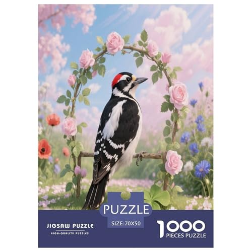 1000 Teile Buntspecht Puzzle – Für Erwachsene, Herausforderndes Denkspiel, Garten Puzzles, Wohnkultur, Geschenk Für Erwachsene 70x50cm/1000pcs 1000 Teile Buntspecht Puzzle – Für Erwachsene, Herausforderndes Denkspiel, Garten Puzzles, Wohnkultur, Geschenk Für Erwachsene 70x50cm/1000pcs von WXLWHR