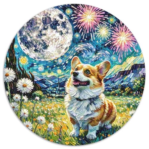 1000 Teile Corgi Puzzle Für Jugendliche Und Erwachsene Geduldspiel Corgi Nebel Puzzle Aus Karton Wohndekoration Geschenk Für Kinder 1000pcs (67.5x67.5cm) von WXLWHR