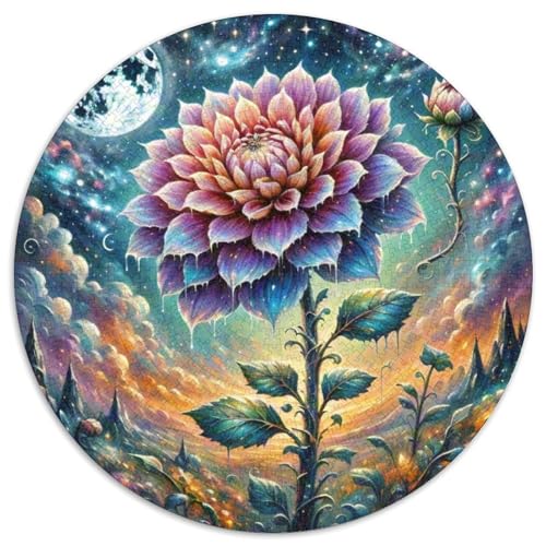 1000 Teile Dahlie Puzzle Für Erwachsene Und Kinder Schwieriges Spiel Familien Spiel Puzzle Aus Karton Wohndekoration Geschenk Zum Geburtstag 1000pcs (67.5x67.5cm) von WXLWHR