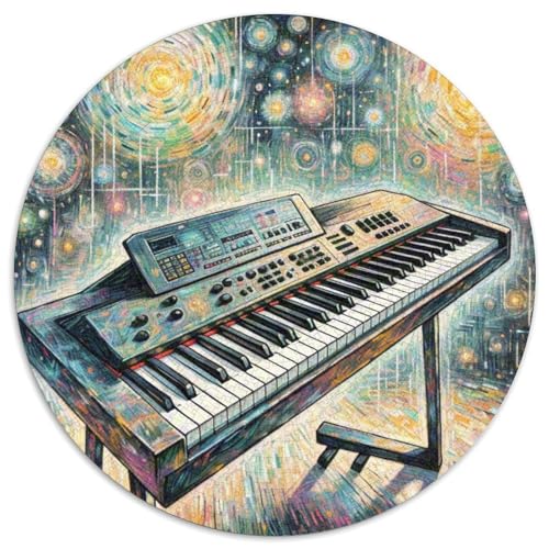 1000 Teile Elektronische Tastatur Puzzle Für Erwachsene Und Kinder Entspannung Spiel Familien Spiel Puzzles Aus Karton Wohndekoration Unique Gift 1000pcs (67.5x67.5cm) von WXLWHR