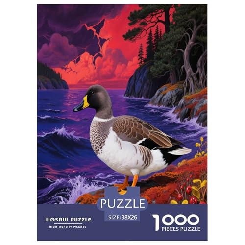 1000 Teile Ente Puzzle – Für Erwachsene, Herausforderndes Denkspiel, Fjord Puzzles, Wohnkultur, Einzigartiges Geschenk 38x26cm/1000pcs 1000 Teile Ente Puzzle – Für Erwachsene, Herausforderndes Denkspiel, Fjord Puzzles, Wohnkultur, Einzigartiges Geschenk 38x26cm/1000pcs von WXLWHR