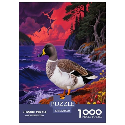 1000 Teile Ente Puzzle – Für Erwachsene, Herausforderndes Denkspiel, Fjord Puzzles, Wohnkultur, Geschenk Für Erwachsene 70x50cm/1000pcs 1000 Teile Ente Puzzle – Für Erwachsene, Herausforderndes Denkspiel, Fjord Puzzles, Wohnkultur, Geschenk Für Erwachsene 70x50cm/1000pcs von WXLWHR