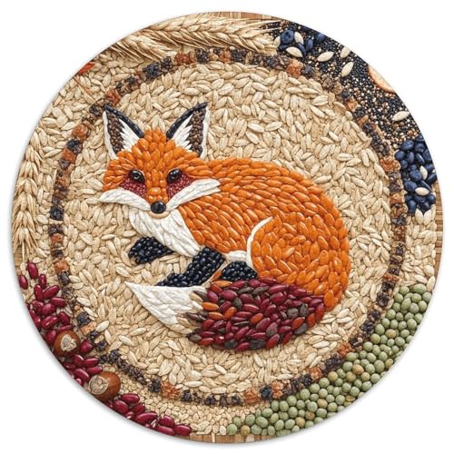 1000 Teile FOchse Puzzle Für Erwachsene Und Kinder aus Karton Pädagogisches Spiel Getreide Zusammengesetzt Fuchs Puzzles Wohnkultur Geschenk 1000pcs (67.5x67.5cm) von WXLWHR