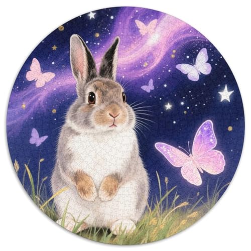 1000 Teile Feldhase Puzzle – Für Erwachsene, Anspruchsvolles Spiel, Sternenwiese Puzzle, Wohnkultur, Geschenkideen 1000pcs (67.5x67.5cm) von WXLWHR