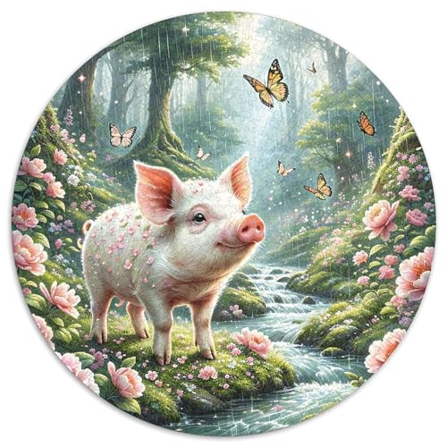 1000 Teile Ferkel Puzzle Für Jugendliche Und Erwachsene Herausforderung Spiel Ferkel Wald Puzzles Aus Karton Wohndekoration Geschenkideen 1000pcs (67.5x67.5cm) von WXLWHR