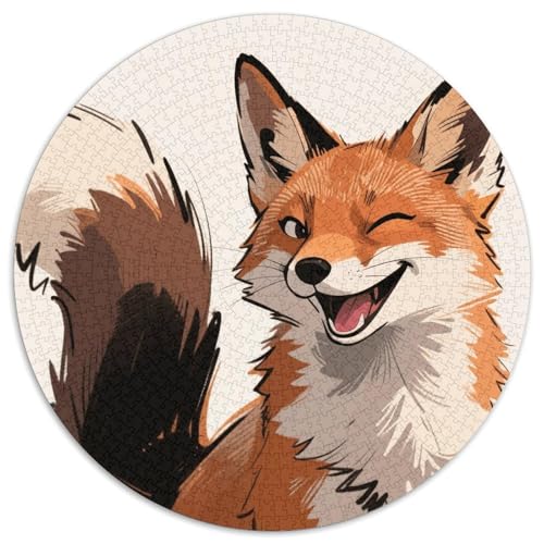 1000 Teile Fuchs Puzzle Für Erwachsene Und Kinder Puzzlespiel Kreativspiel Spielerischer Fuchs Puzzles Aus Karton Wohndekoration Geschenk Zum Geburtstag 1000pcs (67.5x67.5cm) von WXLWHR