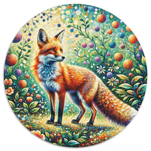 1000 Teile Fuchs Puzzle Für Jugendliche Und Erwachsene Geduldspiel Fuchs Frucht Puzzle Aus Karton Wohndekoration Unique Gift 1000pcs (67.5x67.5cm) von WXLWHR