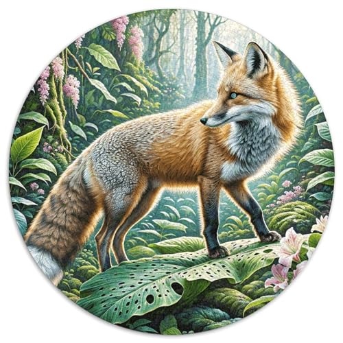 1000 Teile Fuchs Puzzle Für Jugendliche Und Erwachsene Geduldspiel Fuchs Wald Puzzle Aus Karton Wohndekoration Einzigartiges Geschenk 1000pcs (67.5x67.5cm) von WXLWHR