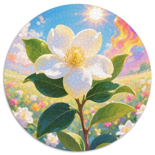 1000 Teile Gardenie Puzzle Für Erwachsene Und Kinder Schwieriges Spiel Familien Spiel Puzzle Aus Karton Wohndekoration Unique Gift 1000pcs (67.5x67.5cm) von WXLWHR