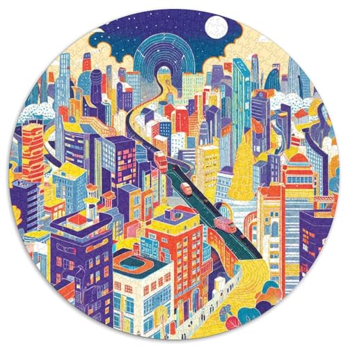 1000 Teile Gebäude Puzzle Für Erwachsene Und Kinder Puzzlespiel Kreativspiel Stadtgebäude Puzzles Aus Karton Wohndekoration Unique Gift 1000pcs (67.5x67.5cm) von WXLWHR