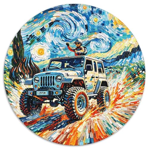 1000 Teile Geländewagen Puzzle Für Erwachsene Und Kinder Familien Spiel Gelände Drift Puzzle Aus Karton Wohndekoration Geschenk Für Kinder 1000pcs (67.5x67.5cm) von WXLWHR