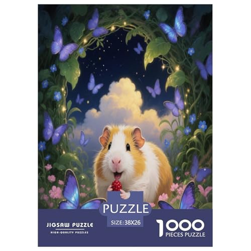 1000 Teile Guinea Schwein Puzzle – Für Erwachsene, Herausforderndes Denkspiel, Garten Puzzles, Dekoration, Einzigartiges Geschenk 38x26cm/1000pcs 1000 Teile Guinea Schwein Puzzle – Für Erwachsene, Herausforderndes Denkspiel, Garten Puzzles, Dekoration, Einzigartiges Geschenk 38x26cm/1000pcs von WXLWHR