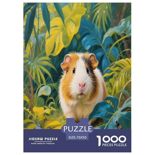 1000 Teile Guinea Schwein Puzzle – Für Erwachsene, Herausforderndes Denkspiel, Tropical Pflanzen Puzzle, Wohnkultur, Geschenk Für Erwachsene 70x50cm/1000pcs 1000 Teile Guinea Schwein Puzzle – Für Erwachsene, Herausforderndes Denkspiel, Tropical Pflanzen Puzzle, Wohnkultur, Geschenk Für Erwachsene 70x50cm/1000pcs von WXLWHR