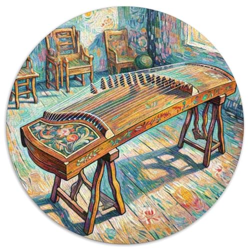 1000 Teile Guzheng Puzzle Für Erwachsene Und Kinder Schwieriges Spiel Familien Spiel Puzzle Aus Karton Wohndekoration Geschenk Zu Weihnachten 1000pcs (67.5x67.5cm) von WXLWHR