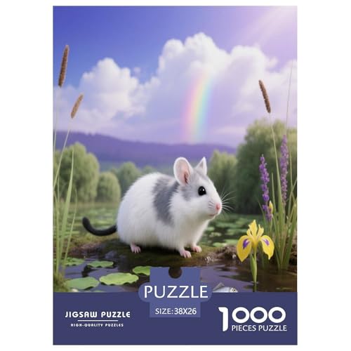 1000 Teile Hamster Puzzle – Für Erwachsene, Herausforderndes Denkspiel, Feuchtgebiet Puzzle, Wohnkultur, Geschenk Für Erwachsene 38x26cm/1000pcs 1000 Teile Hamster Puzzle – Für Erwachsene, Herausforderndes Denkspiel, Feuchtgebiet Puzzle, Wohnkultur, Geschenk Für Erwachsene 38x26cm/1000pcs von WXLWHR