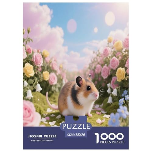 1000 Teile Hamster Puzzle – Für Erwachsene, Herausforderndes Denkspiel, Garten Puzzle, Wohnkultur, Geschenk Für Erwachsene 38x26cm/1000pcs 1000 Teile Hamster Puzzle – Für Erwachsene, Herausforderndes Denkspiel, Garten Puzzle, Wohnkultur, Geschenk Für Erwachsene 38x26cm/1000pcs von WXLWHR