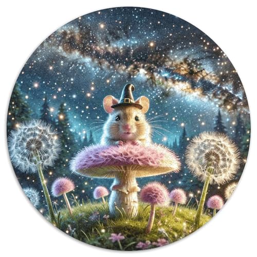 1000 Teile Hamster Puzzle Für Jugendliche Und Erwachsene Geduldspiel Hamster Zauberhut Puzzle Aus Karton Wohndekoration Geschenk Zu Weihnachten 1000pcs (67.5x67.5cm) von WXLWHR