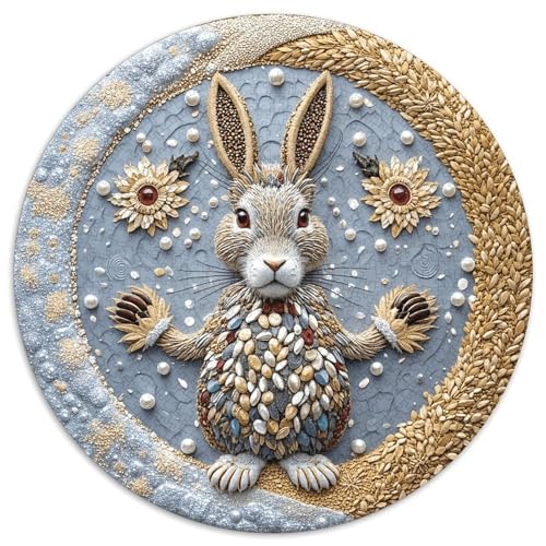 1000 Teile Hase Puzzle Für Erwachsene Und Kinder aus Karton Pädagogisches Spiel Hase Getreide Puzzle Wohnkultur Geschenkideen 1000pcs (67.5x67.5cm) von WXLWHR