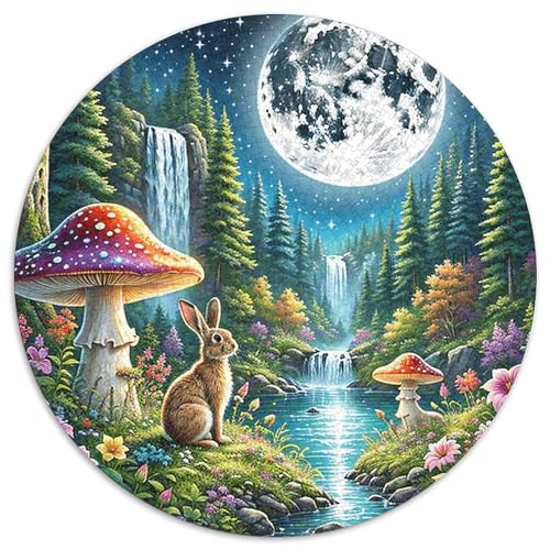 1000 Teile Hase Puzzle Für Jugendliche Und Erwachsene Geschicklichkeitsspiel Hase Wald Puzzles Aus Karton Wohndekoration Geschenk Für Erwachsene 1000pcs (67.5x67.5cm) von WXLWHR