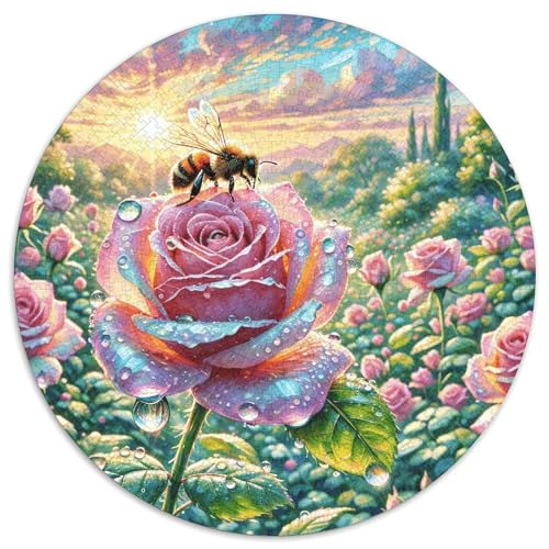 1000 Teile Honig Puzzle Für Jugendliche Und Erwachsene Geduldspiel Honig Rosengarten Puzzle Aus Karton Wohndekoration Geschenk Zum Geburtstag 1000pcs (67.5x67.5cm) von WXLWHR