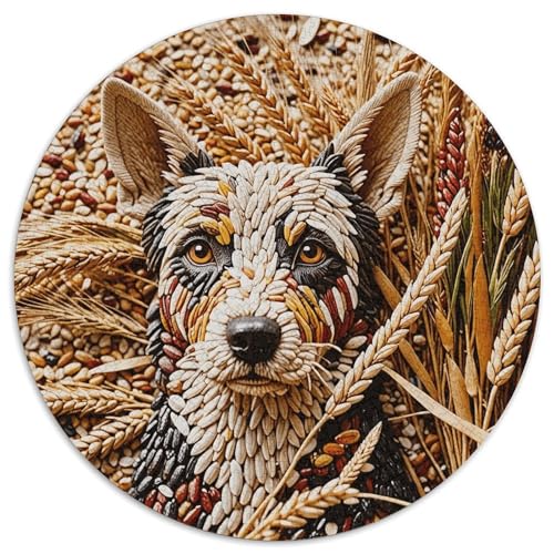 1000 Teile Hund Puzzle Für Erwachsene Und Kinder aus Karton Pädagogisches Spiel Hund Getreide Puzzle Dekoration Einzigartiges Geschenk 1000pcs (67.5x67.5cm) von WXLWHR