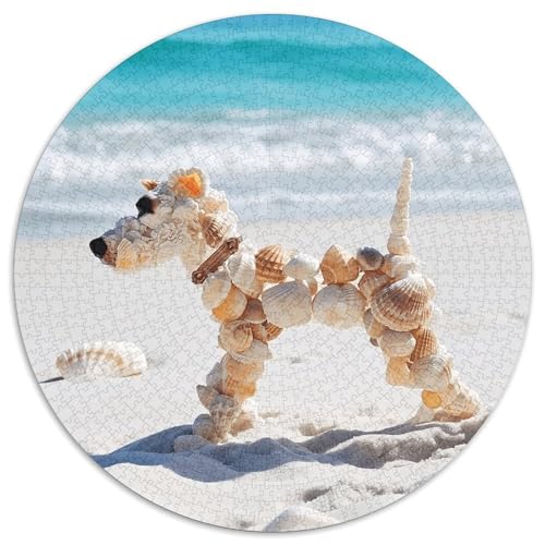 1000 Teile Hund Puzzle Für Erwachsene Und Kinder aus Karton Pädagogisches Spiel Muscheln Zusammengesetzt Hund Puzzle Dekoration Geschenk 1000pcs (67.5x67.5cm) von WXLWHR