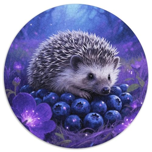 1000 Teile Igel Puzzle Für Jugendliche Und Erwachsene Herausforderung Spiel Igel Frucht Puzzle Aus Karton Wohndekoration Einzigartiges Geschenk 1000pcs (67.5x67.5cm) von WXLWHR