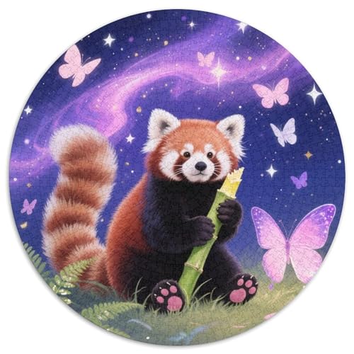 1000 Teile Kleiner Panda Puzzle – Für Erwachsene, Familienfreundlicher Denkspaß, Sternenwiese Puzzles, Dekoration, Geschenk Für Erwachsene 1000pcs (67.5x67.5cm) von WXLWHR