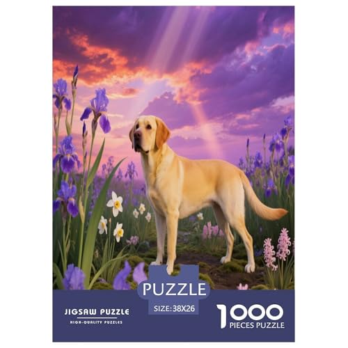 1000 Teile Labrador Retriever Puzzle – Für Erwachsene, Herausforderndes Denkspiel, Iris Garten Puzzles, Wohnkultur, Geschenk Zum Geburtstag 38x26cm/1000pcs 1000 Teile Labrador Retriever Puzzle – Für Erwachsene, Herausforderndes Denkspiel, Iris Garten Puzzles, Wohnkultur, Geschenk Zum Geburtstag 38x26cm/1000pcs von WXLWHR