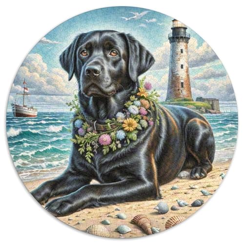 1000 Teile Labrador Retriever Puzzle Für Erwachsene Und Kinder Schwieriges Spiel Familien Spiel Puzzles Aus Karton Wohndekoration Einzigartiges Geschenk 1000pcs (67.5x67.5cm) von WXLWHR
