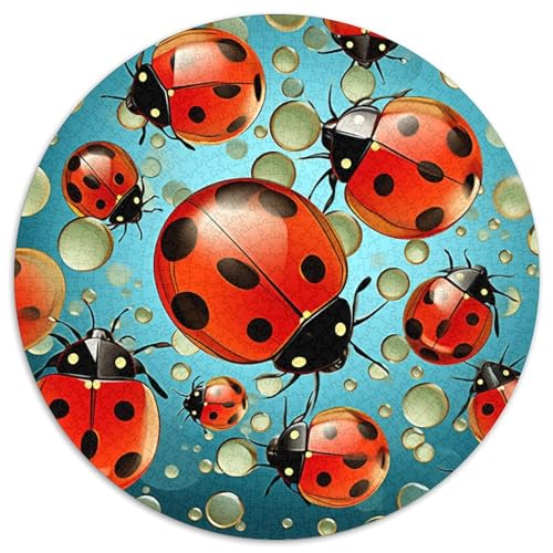 1000 Teile LadyVogel Puzzle Für Erwachsene Und Kinder aus Karton Pädagogisches Spiel Marienkäfer Blasen Puzzles Wohnkultur Geschenkideen 1000pcs (67.5x67.5cm) von WXLWHR