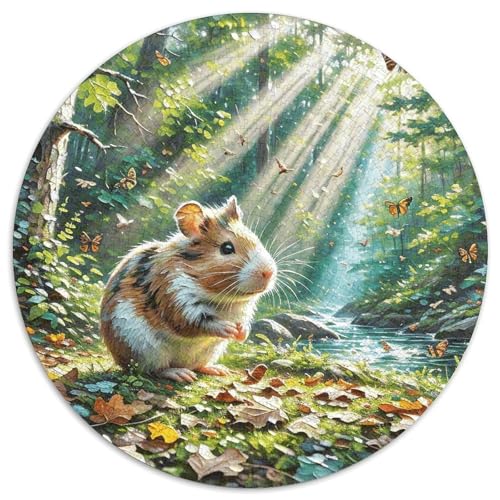 1000 Teile Meerschweinchen Puzzle Für Jugendliche Und Erwachsene Pädagogisches Spiel Meerschweinchen Wald Puzzle Aus Karton Wohndekoration Geschenk Zu Weihnachten 1000pcs (67.5x67.5cm) von WXLWHR