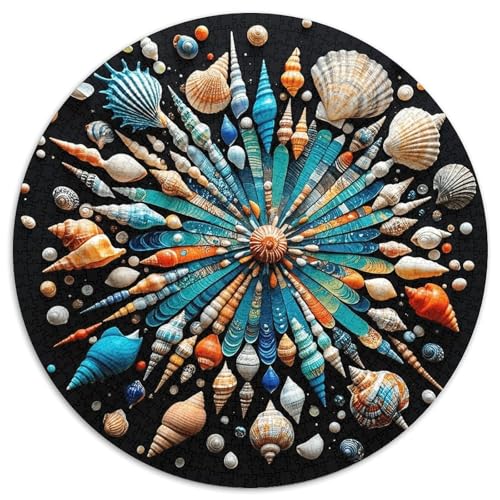 1000 Teile Muschel Puzzle Für Erwachsene Und Kinder aus Karton Pädagogisches Spiel Muschel Feuerwerk Puzzle Wohnkultur Geschenk 1000pcs (67.5x67.5cm) von WXLWHR