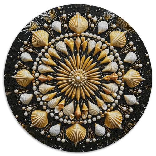 1000 Teile Muscheln Puzzle Für Erwachsene Und Kinder aus Karton Geduldspiel Muscheln Perle Puzzles Wohnkultur Geschenk Für Erwachsene 1000pcs (67.5x67.5cm) von WXLWHR