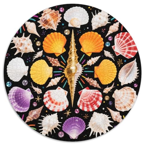 1000 Teile Muscheln Puzzle Für Erwachsene Und Kinder aus Karton Pädagogisches Spiel Muschelschalen Puzzle Wohnkultur Einzigartiges Geschenk 1000pcs (67.5x67.5cm) von WXLWHR