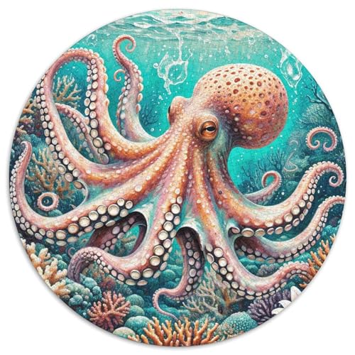 1000 Teile Oktopus Puzzle Für Jugendliche Und Erwachsene Pädagogisches Spiel Oktopus Koralle Puzzle Aus Karton Wohndekoration Geschenk Zum Geburtstag 1000pcs (67.5x67.5cm) von WXLWHR
