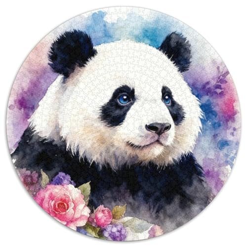 1000 Teile Panda Puzzle – Für Erwachsene, Familienspaß & Gemeinsames Spiel, Rosen Puzzles, Dekoration, Geschenk Für Erwachsene 1000pcs (67.5x67.5cm) von WXLWHR