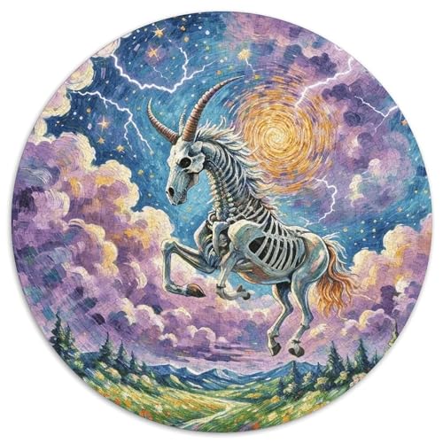 1000 Teile Pferd Puzzle Für Jugendliche Und Erwachsene Geduldspiel Pferd Skelett Puzzles Aus Karton Wohndekoration Geschenkideen 1000pcs (67.5x67.5cm) von WXLWHR