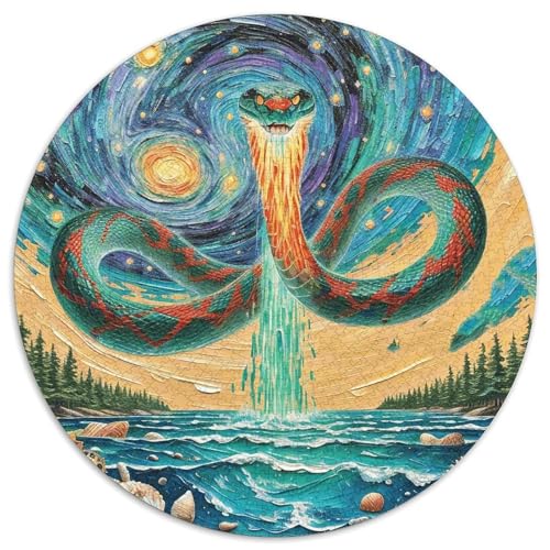1000 Teile Python Puzzle Für Jugendliche Und Erwachsene Geduldspiel Python Nebel Puzzles Aus Karton Wohndekoration Unique Gift 1000pcs (67.5x67.5cm) von WXLWHR