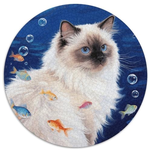 1000 Teile Ragdoll Puzzle Für Jugendliche Und Erwachsene Familien Spiel Ragdoll Kleine Fische Puzzle Aus Karton Wohndekoration Einzigartiges Geschenk 1000pcs (67.5x67.5cm) von WXLWHR