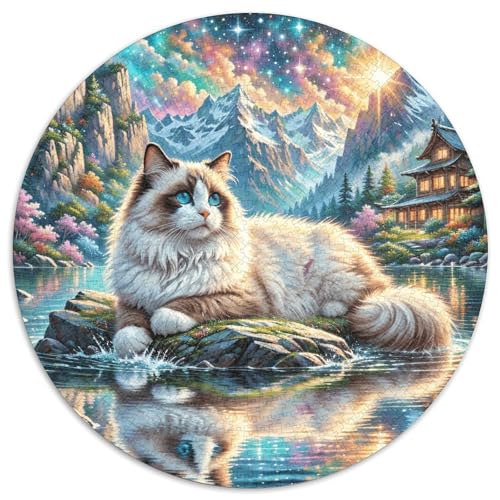 1000 Teile Ragdoll Puzzle Für Jugendliche Und Erwachsene Geschicklichkeitsspiel Ragdoll See Puzzles Aus Karton Wohndekoration Geschenk Für Kinder 1000pcs (67.5x67.5cm) von WXLWHR