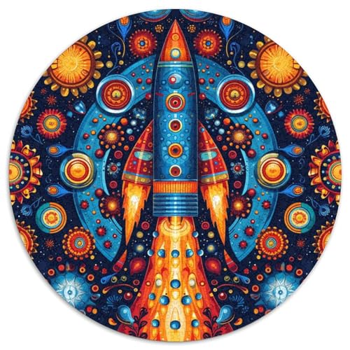 1000 Teile Rakete Puzzle Für Erwachsene Und Kinder aus Karton Pädagogisches Spiel Rakete Planeten Puzzles Wohnkultur Geschenkideen 1000pcs (67.5x67.5cm) von WXLWHR