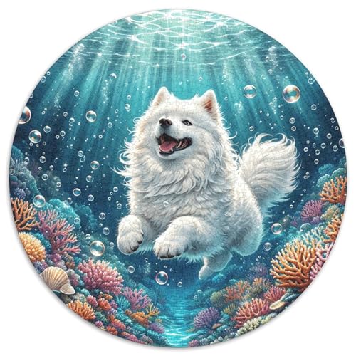 1000 Teile Samojede Puzzle Für Jugendliche Und Erwachsene Geduldspiel Samojede Koralle Puzzle Aus Karton Wohndekoration Geschenk Zum Geburtstag 1000pcs (67.5x67.5cm) von WXLWHR